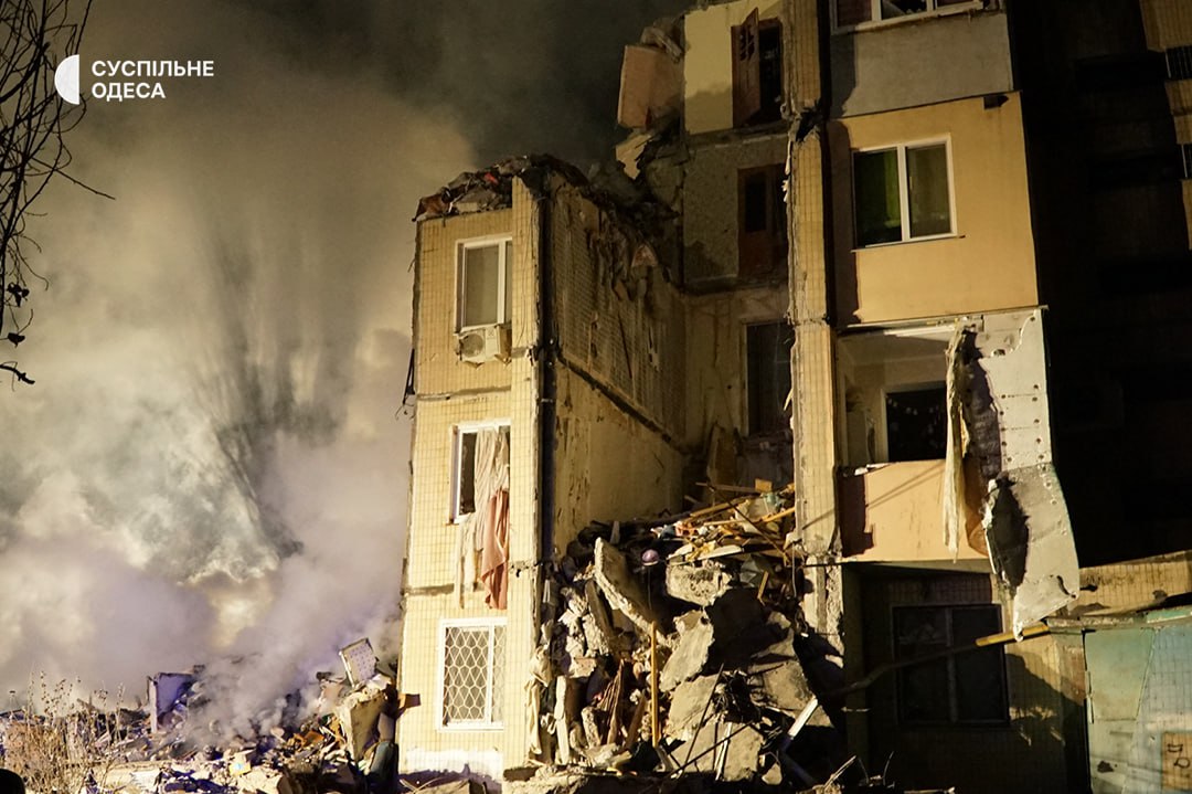Наслідки атаки дронів на Одесу Наслідки атаки дронів на Одесу