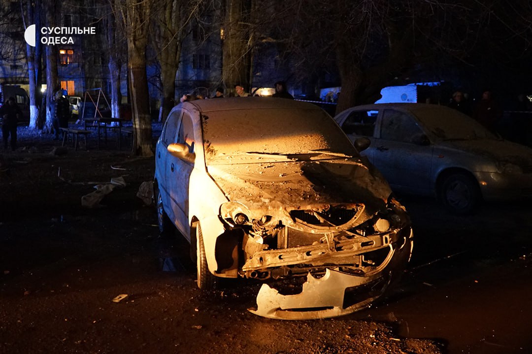 Наслідки атаки дронів на Одесу Наслідки атаки дронів на Одесу