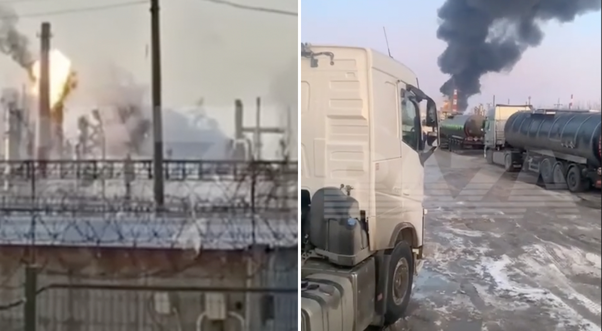 В России - взрывы и пожары: дроны атаковали нефтезавод в Рязани и еще три области