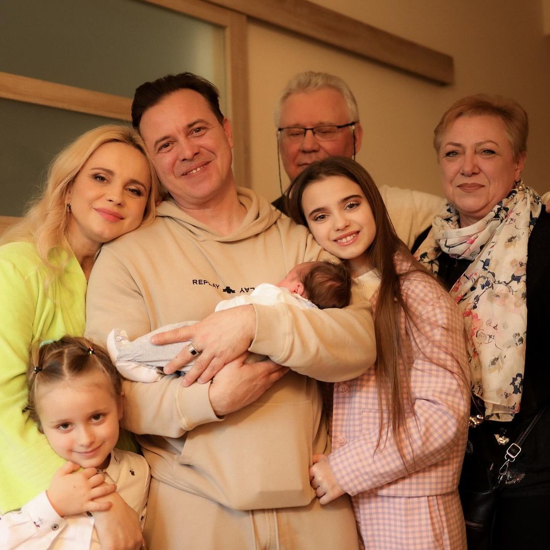 Лилия Ребрик с семьей и близкими
