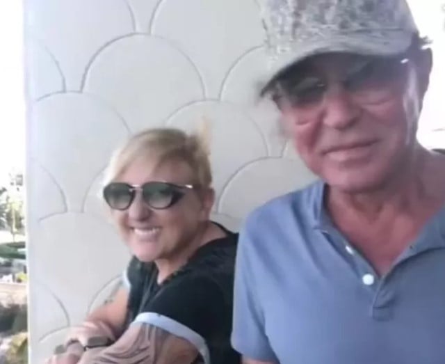 Валерій Леонтьєв із дружиною