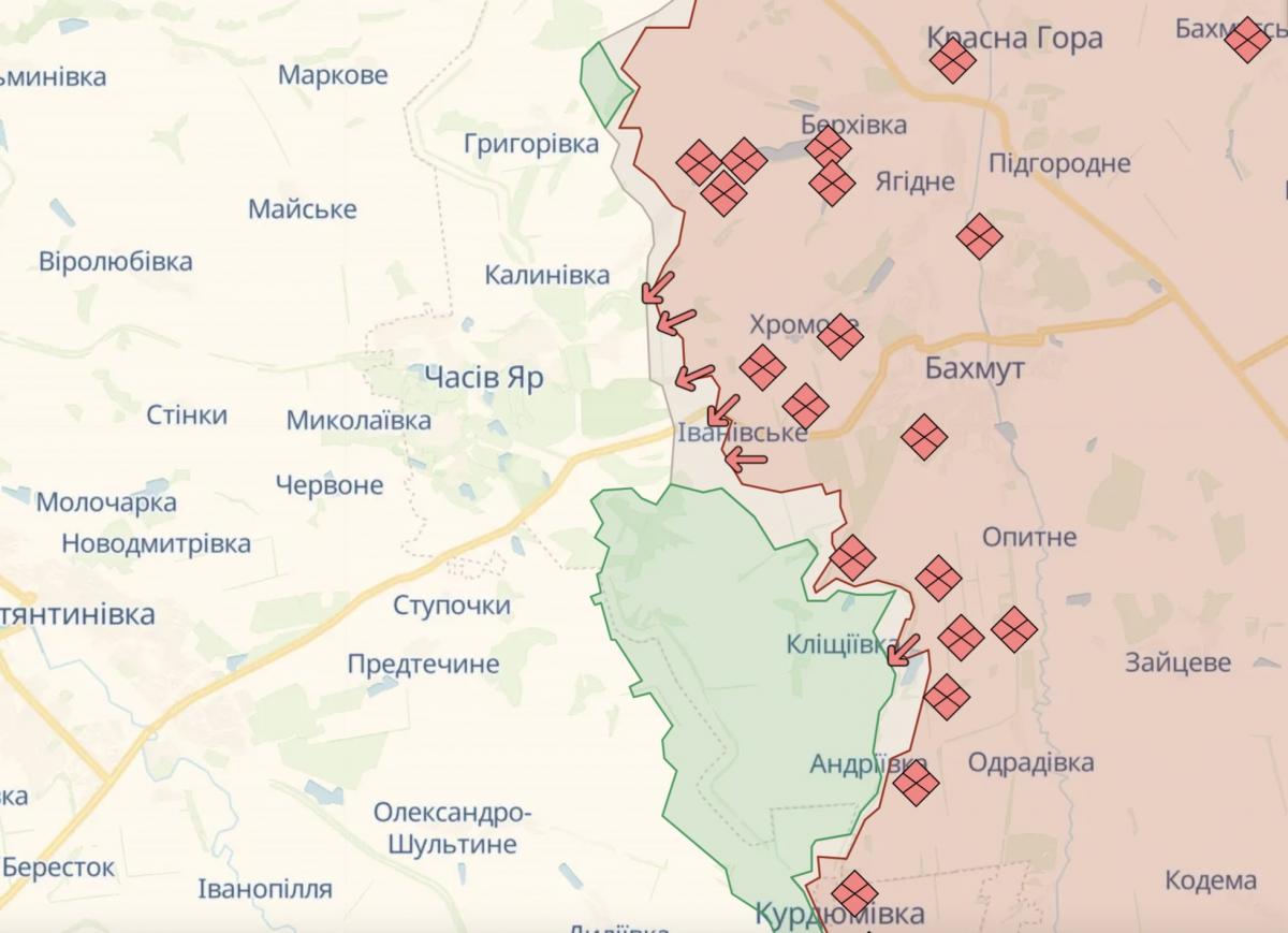 Війна в Україні - карта Війна в Україні - карта