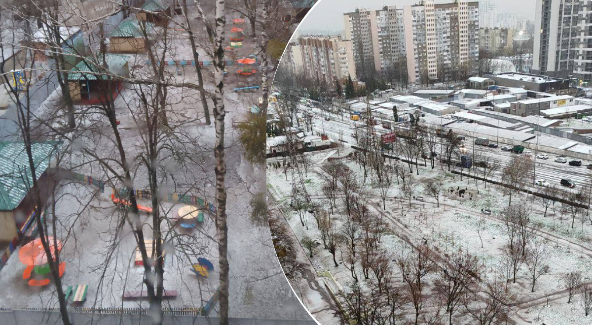 В Киеве гроза и сильный град: в столице объявили штормовое предупреждение
