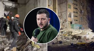 Под завалами 9-ти этажного дома в Одессе могут оставаться дети - Зеленский
