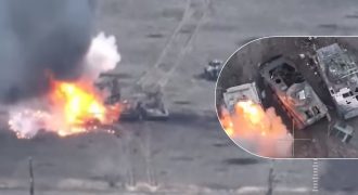 Мощный удар десантников ВСУ: колонну РФ сожгли и добили дронами с артиллерией