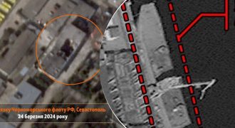 Пробитая крыша и поврежденный БДК: появились кадры после прилетов в Севастополе