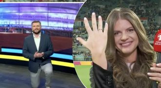 Украина - Исландия: комментатор сделал предложение любимой перед началом матча
