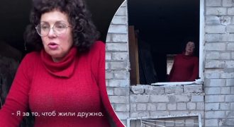 Обстрел Харькова: женщина из разрушенной квартиры говорит, что нельзя бить по РФ