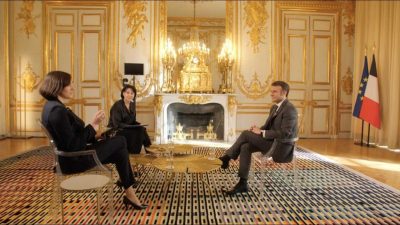 Розмова про найважливіше: президент Франції Макрон дав ексклюзивне інтерв’ю Наталії Мосейчук та Юлії Галушко Розмова про найважливіше: президент Франції Макрон дав ексклюзивне інтерв’ю Наталії Мосейчук та Юлії Галушко