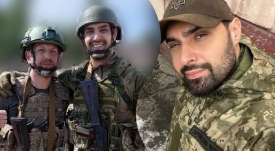 Виталий Козловский с побратимом