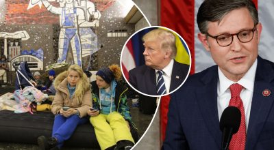 Майк Джонсон, Дональд Трамп, украинцы
