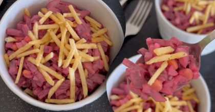 Винегрет отдыхает: лучший рецепт свекольного салата с кукурузой: рецепт свекольного салата с кукурузой