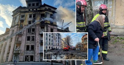 Удар РФ по Киеву: пострадали 12 человек, изъята боевая часть российской ракеты