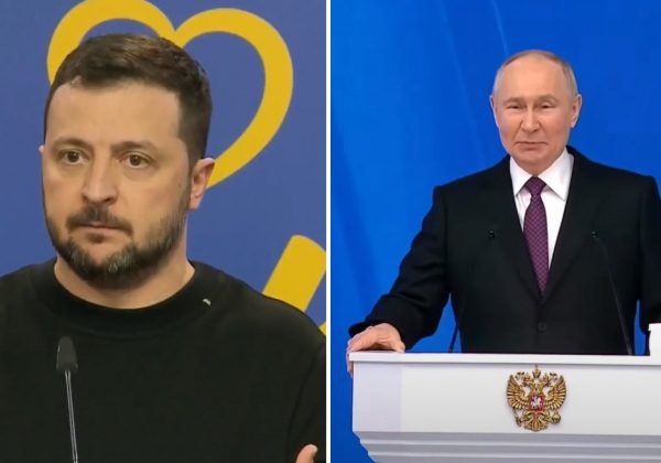 Путин должен закончить на скамье подсудимых: Зеленский подвел итог "выборов" в РФ