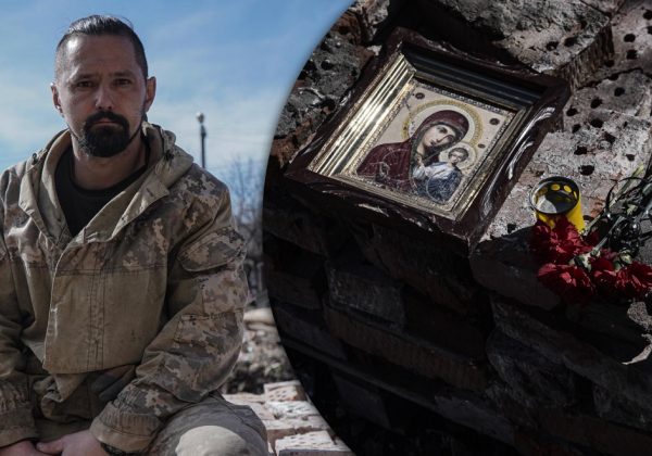 Війна вбила його батьків: мережу розчулило фото воїна на руїнах рідного дому