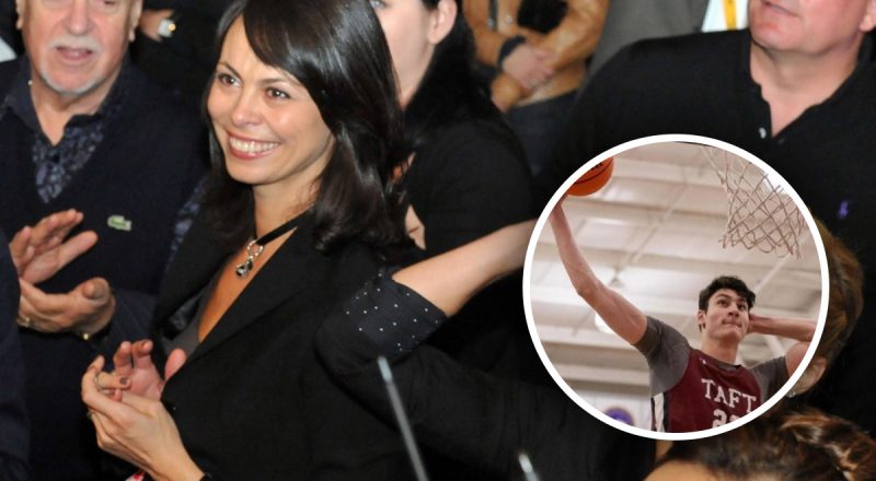 Экс-жена Кличко похвасталась спортивными подвигами сына-баскетболиста