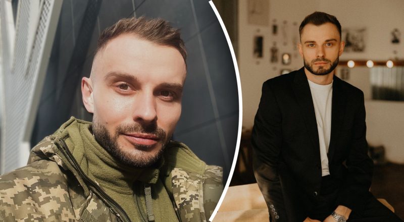 Служащий в ВСУ ведущий Орест Дрималовский показал свой обед на полигоне