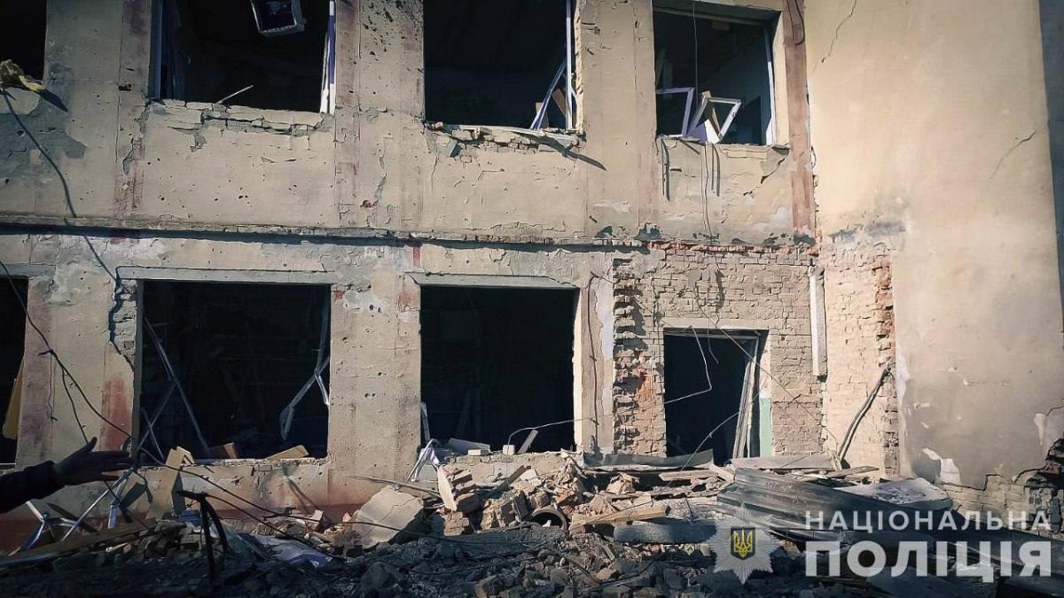 Удар КАБами по центру Білопілля 8 квітня