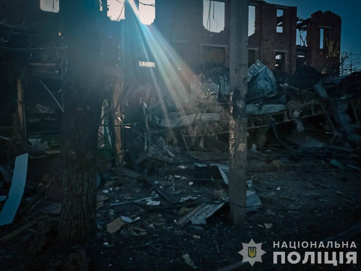 Удар КАБами по центру Білопілля 8 квітня