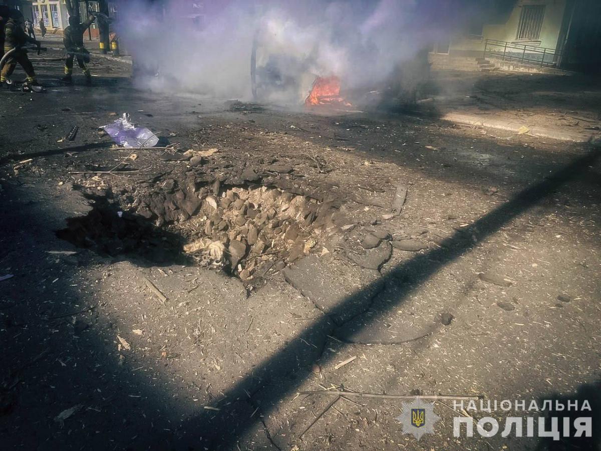 Удар КАБами по центру Білопілля 8 квітня