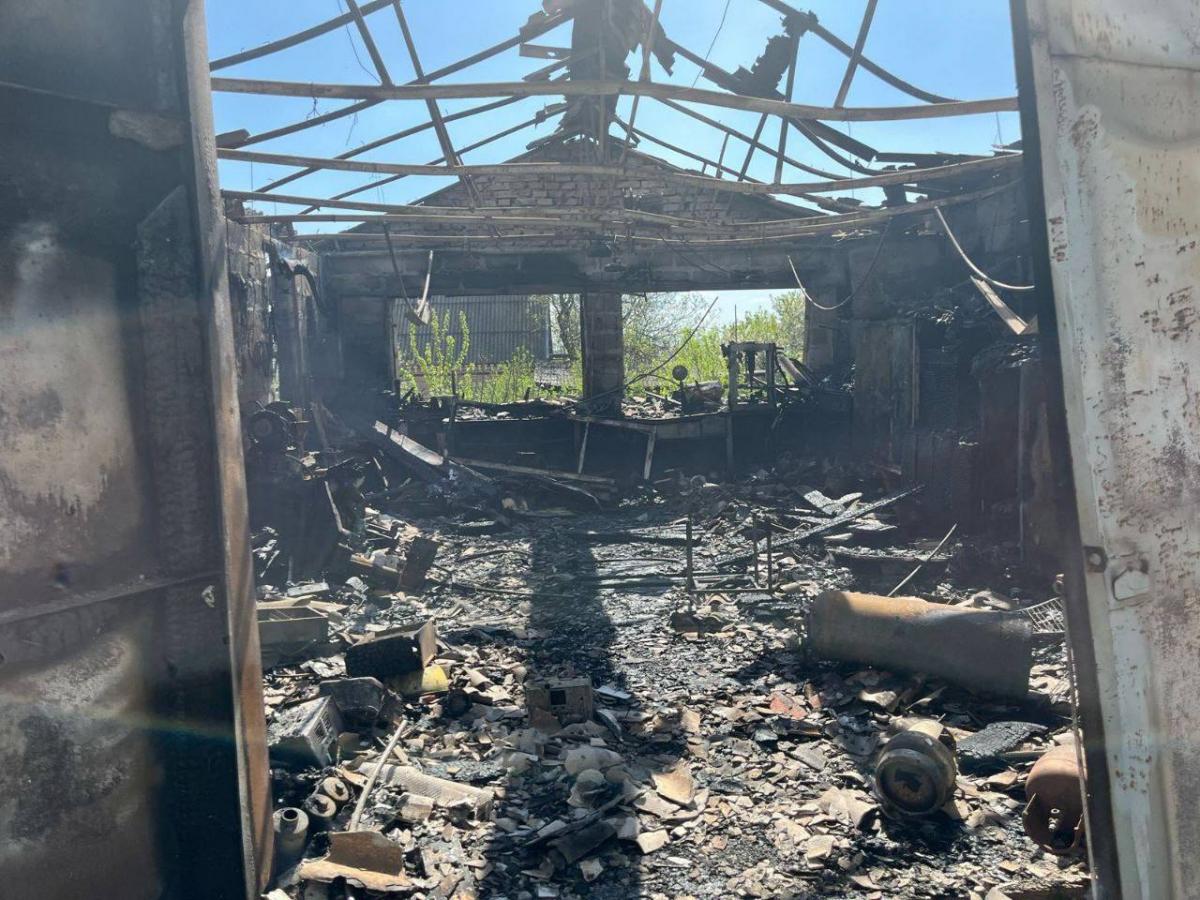 Наслідки удару РФ по Дніпропетровщині Наслідки удару РФ по Дніпропетровщині