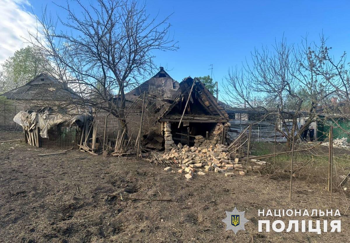 Обстріл Донецької області російськими окупантами 15 квітня