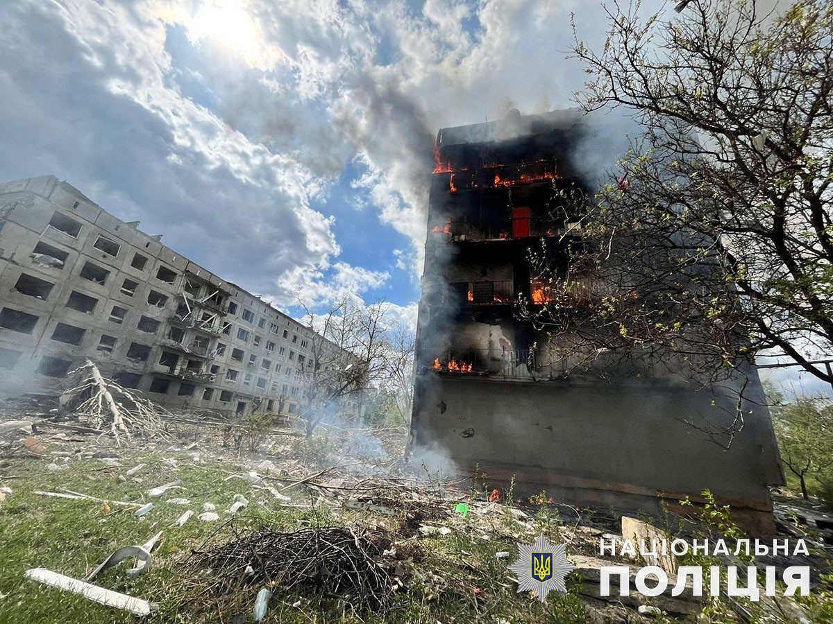 Обстріл Донецької області російськими окупантами 15 квітня