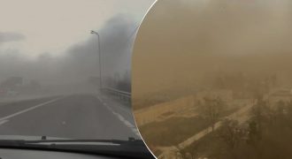 Настоящий Армагеддон: Киев и другие регионы накрыла жесткая пылевая буря