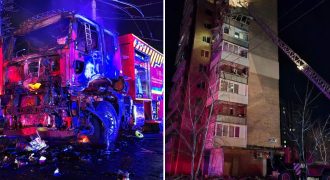 РФ атаковала Харьков "Шахедами": во время повторного удара погибли трое спасателей
