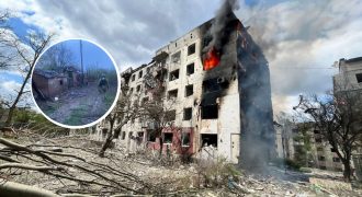 Оккупанты ударили ракетой по жилым многоэтажкам в центре Славянска: что известно