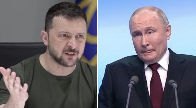 Зеленський, Путін