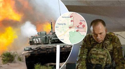 Росіяни хочуть захопити Часів Яр до 9 травня: Сирський розповів про хід боїв Росіяни хочуть захопити Часів Яр до 9 травня: Сирський розповів про хід боїв