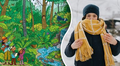 Найти шарф в джунглях за 8 секунд смогут единицы: загадка для самых сообразительных