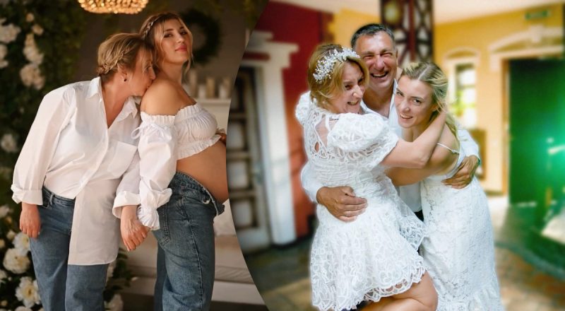 Ніжність зашкалює: мама Вєрки Сердючки знялася з вагітною донькою