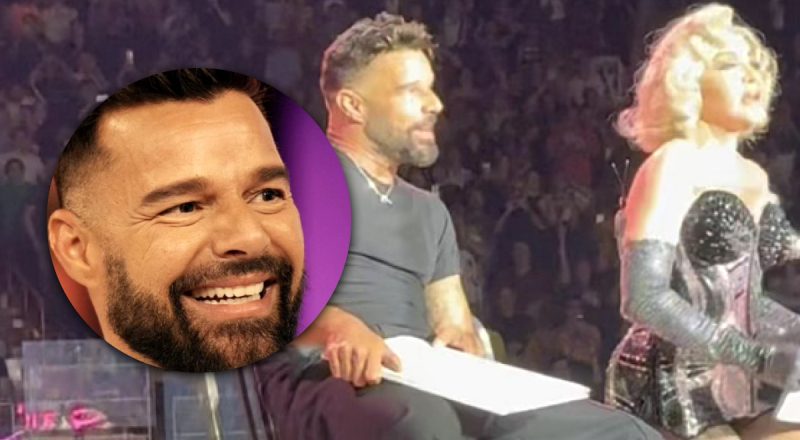 Рики Мартин показал лишнее, увидев горячих танцоров Мадонны