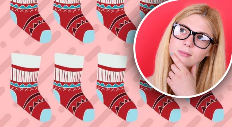 Найти странные носки за 19 секунд смогут единицы: загадка для проверки внимательности