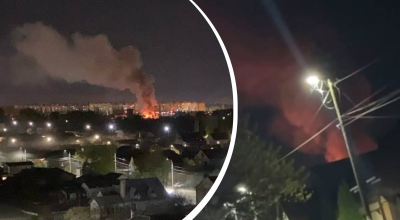 В российском Воронеже "расцвел хлопок": в городе столб дыма и сильный пожар