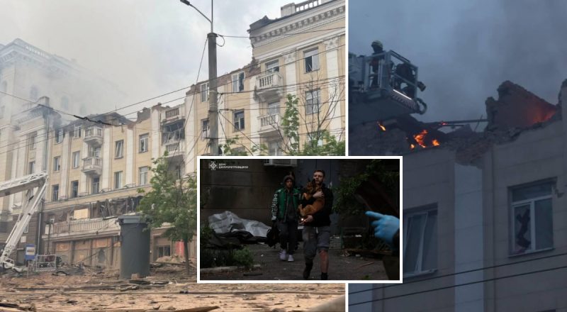 РФ ударила ракетами по центру Днепра: есть "прилет" в жилой дом, погибли люди