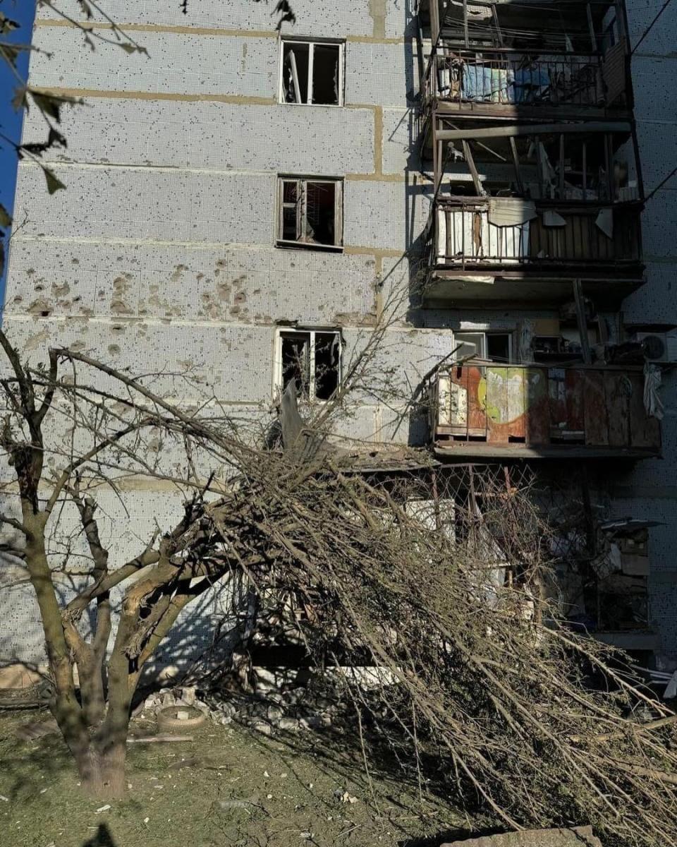 Наслідки російського обстрілу Курахового