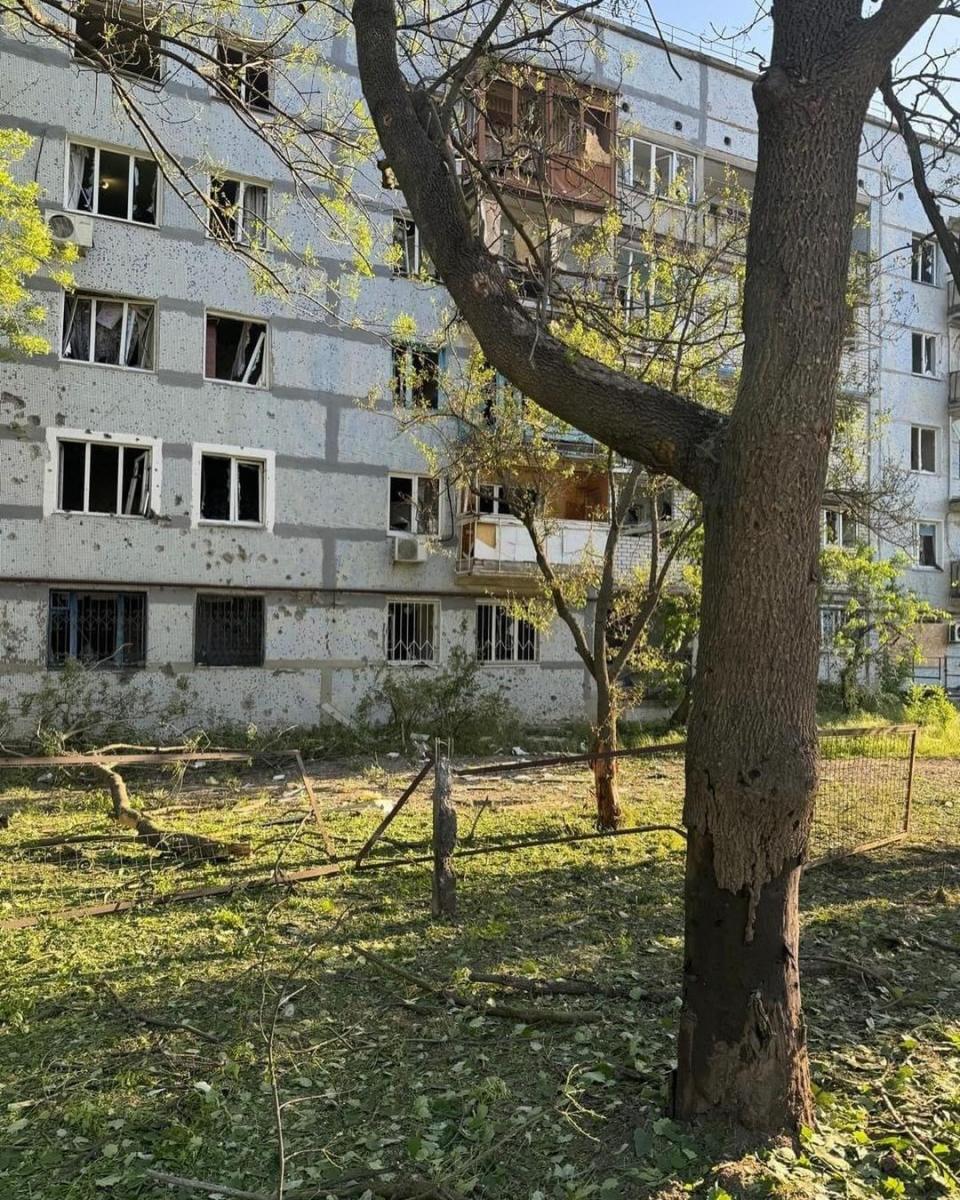 Наслідки російського обстрілу Курахового