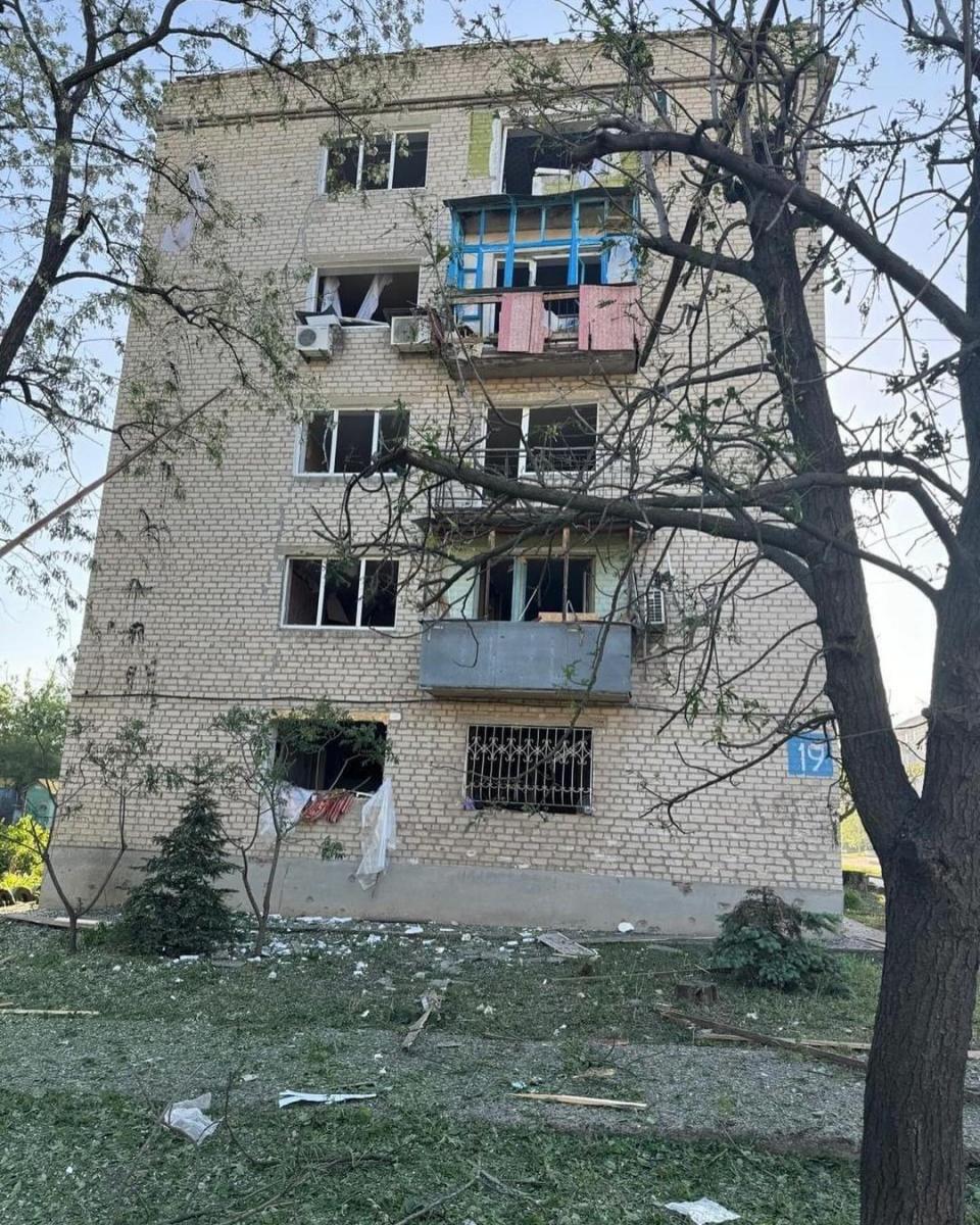 Наслідки російського обстрілу Курахового