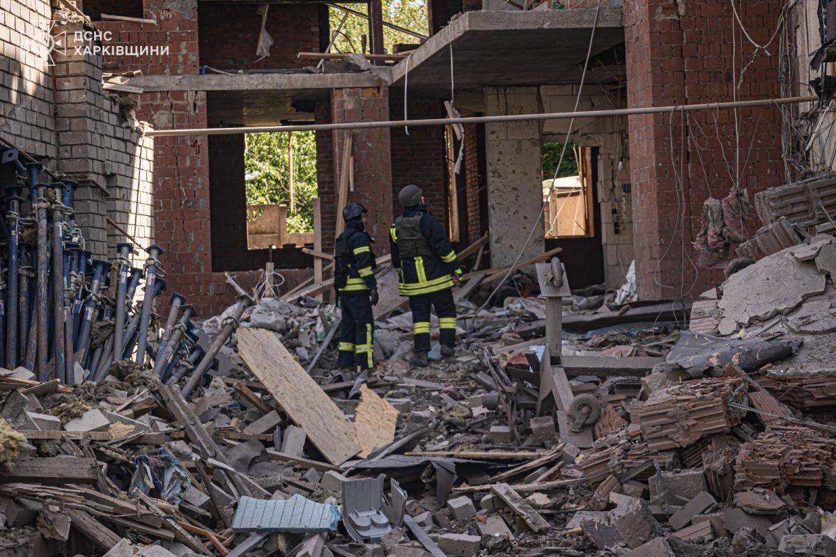 Наслідки ударів по Харкову вдень 5 травня