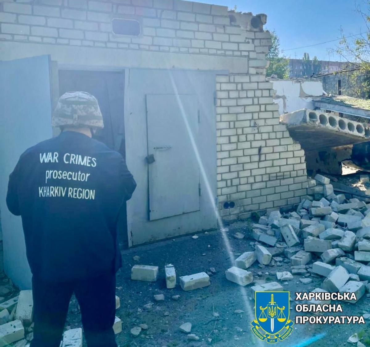 Наслідки удару по Київському району Харкова Наслідки удару по Київському району Харкова