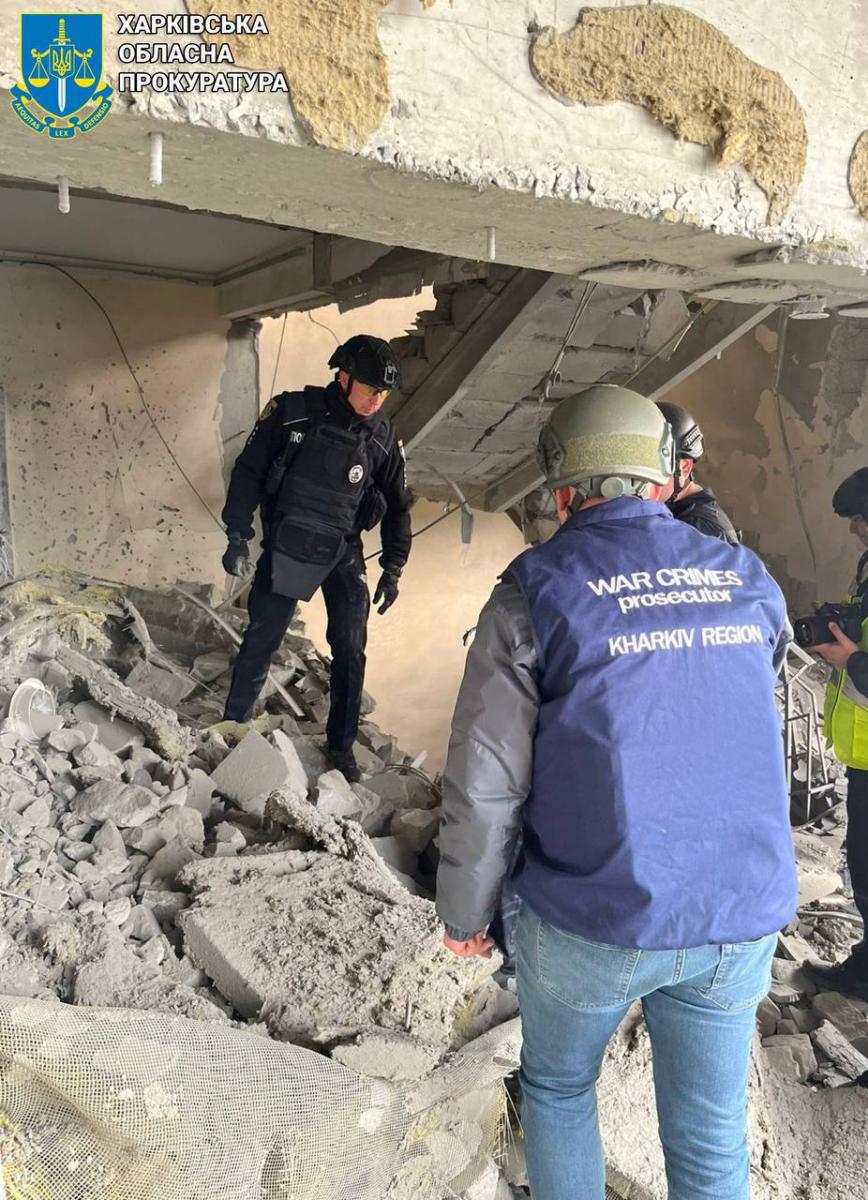 Авіаудар по багатоповерховому житловому будинку в Харкові 14 травня 