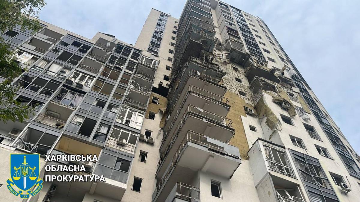 Авіаудар по багатоповерховому житловому будинку в Харкові 14 травня 