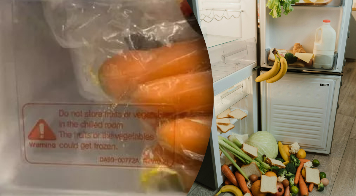 Женщина нашла в холодильнике тайную этикетку: овощи годами хранились неправильно