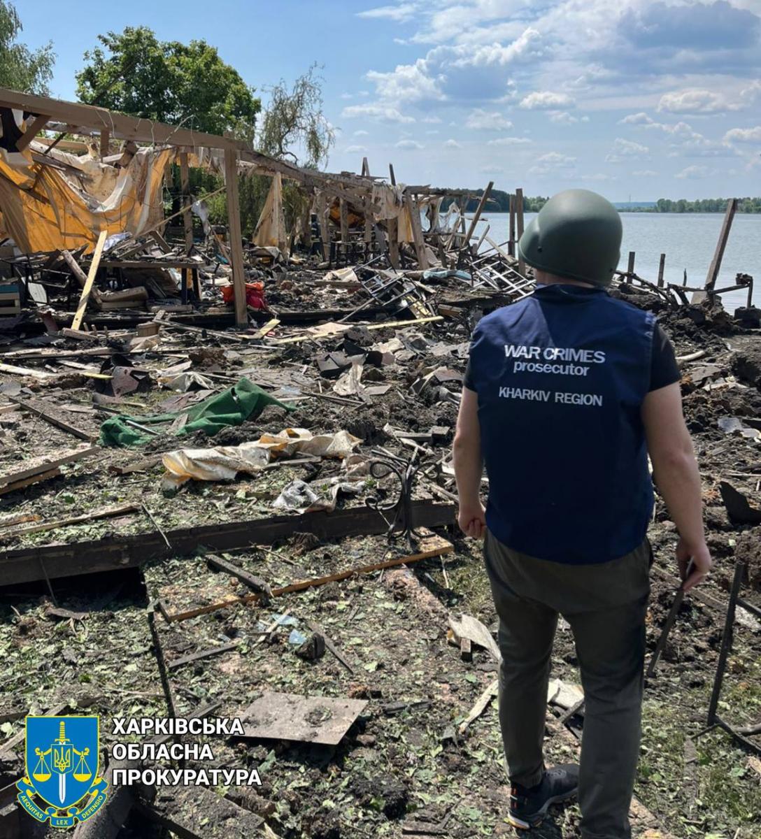 Наслідки ракетного удару РФ по Харківщині Наслідки ракетного удару РФ по Харківщині