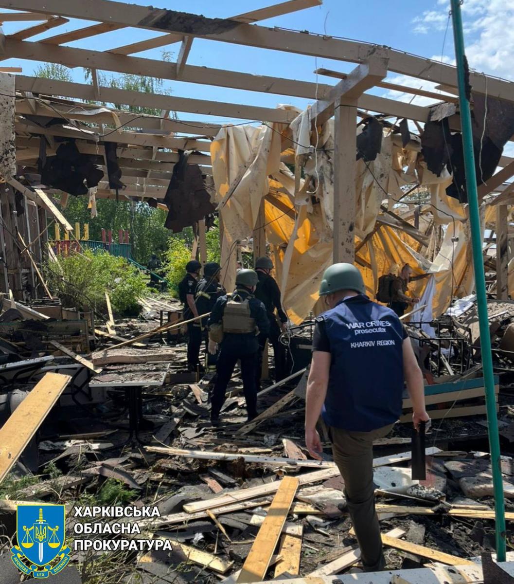 Наслідки ракетного удару РФ по Харківщині Наслідки ракетного удару РФ по Харківщині