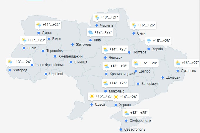 погода 31 мая 