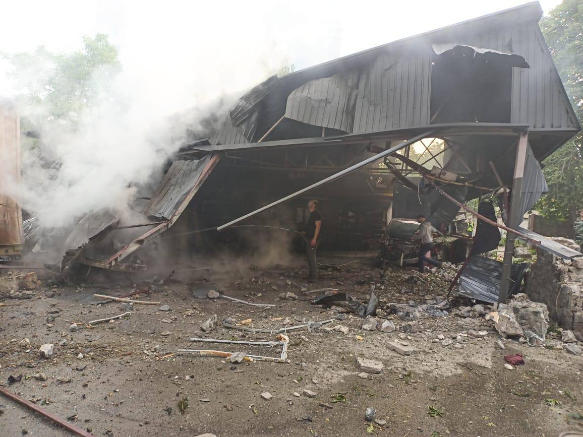 Последствия ракетного удара по Киеву 31 мая 2024